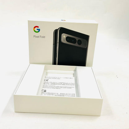 【最速発送】Google Pixel fold 256GB オブシディアン SIMフリー 白ロム【難有】