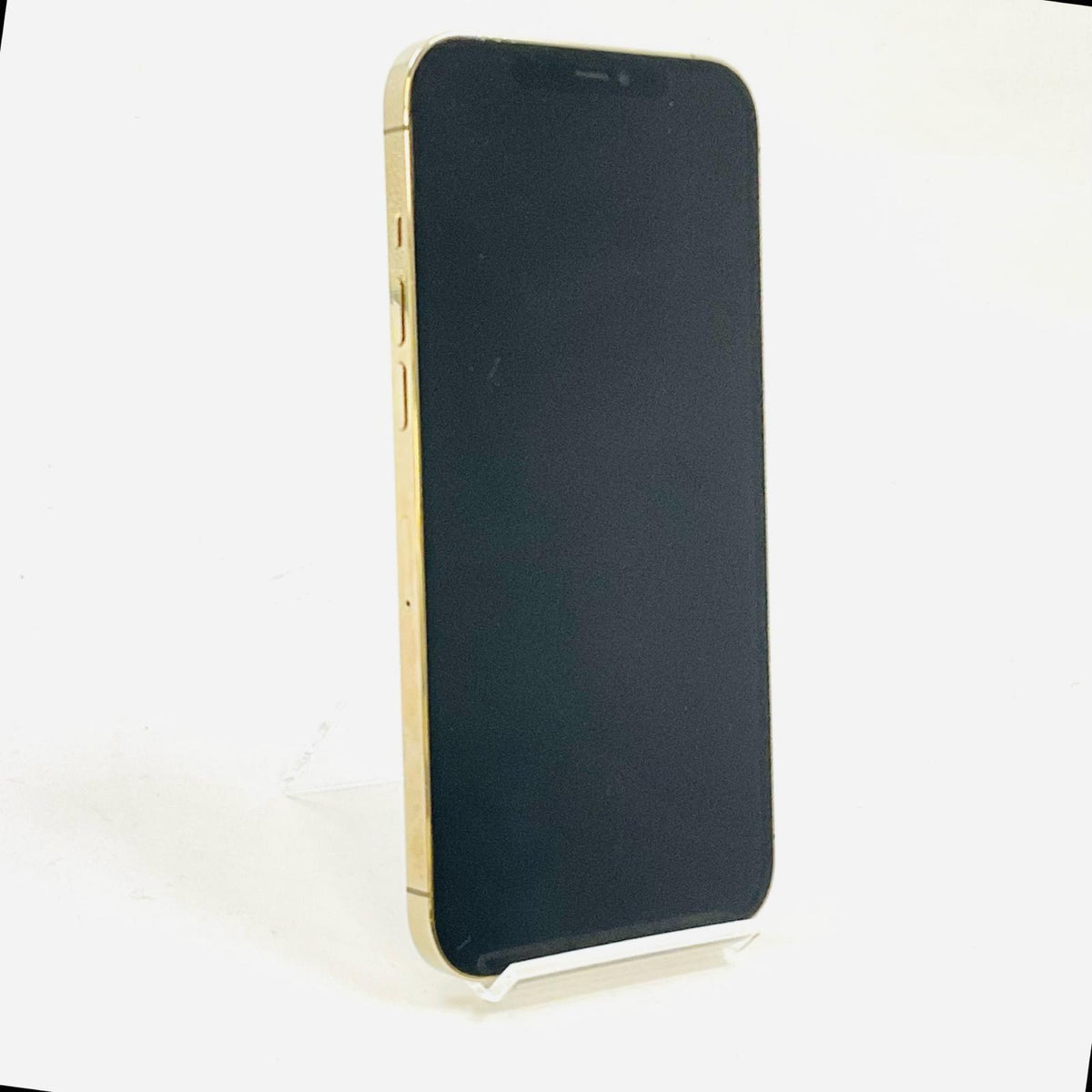 【最速発送】Apple iPhone iPhone Pro Max 12 128GB ゴールド au SIMフリー 白ロム【難有】 76%