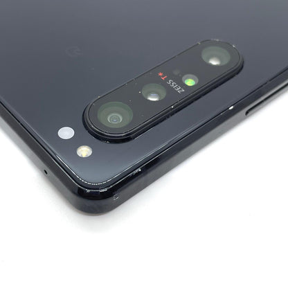 【最速発送】Sony Xperia 1 II 128GB ブラック au SIMフリー SOG01 白ロム【難有】