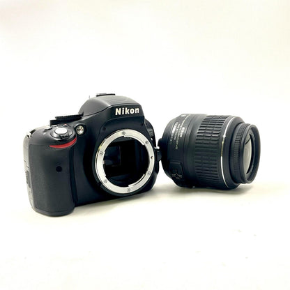 【全額返金保証】【最速発送】Nikon デジタル一眼 ニコン D5100 18-55 VR レンズキット ブラック 美品 動作確認済