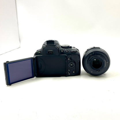 【全額返金保証】【最速発送】Nikon デジタル一眼 ニコン D5100 18-55 VR レンズキット ブラック 美品 動作確認済