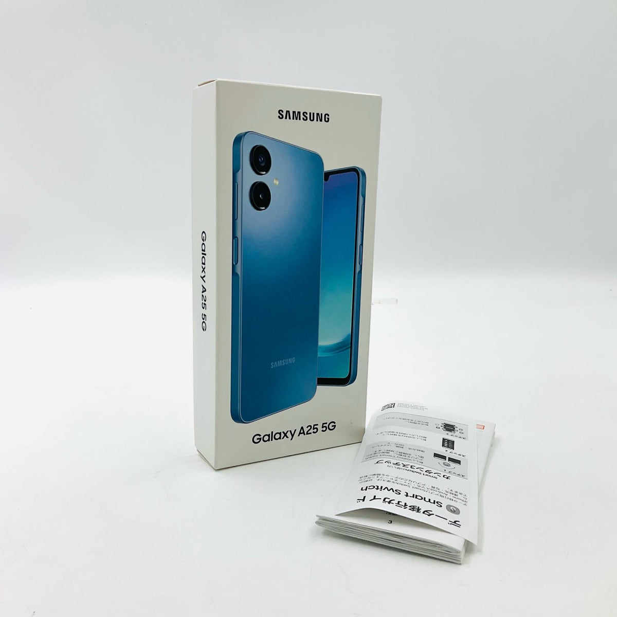 【全額返金保証】【最速発送】SAMSUNG Galaxy A25 5G 64GB ブルー au SCG33 白ロム 動作確認済