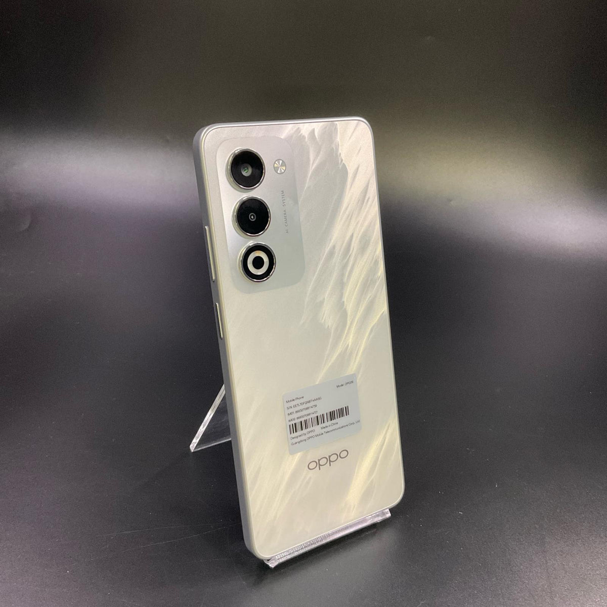 【全額返金保証】【最速発送】OPPO A 5 5G 128GB ホワイト au OPG06 白ロム 美品 動作確認済