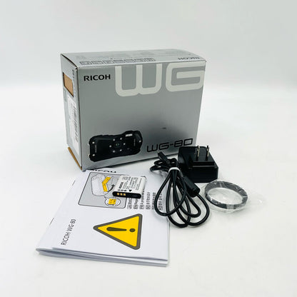 【全額返金保証】【最速発送】RICOH コンパクトデジタルカメラ WG-80 美品 動作確認済