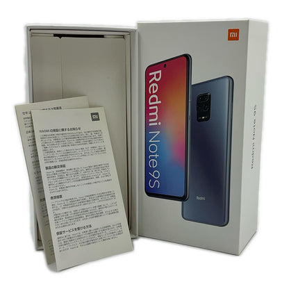【全額返金保証】【最速発送】Xiaomi Redmi Note 9s 64GB オーロラブルー SIMフリー M2003J6A1R 白ロム 動作確認済