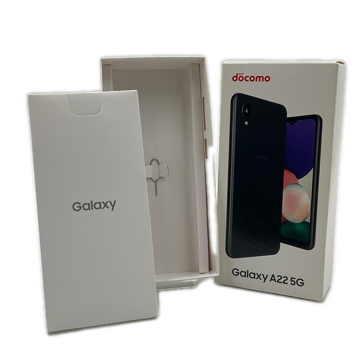 【全額返金保証】【最速発送】SAMSUNG Galaxy A22 5G 64GB ブラック docomo SIMフリー SC-56B 白ロム 動作確認済