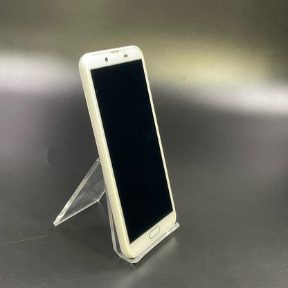 【全額返金保証】【最速発送】SHARP AQUOS sense2 32GB シルキーホワイト docomo SIMフリー SH-01L 白ロム 動作確認済