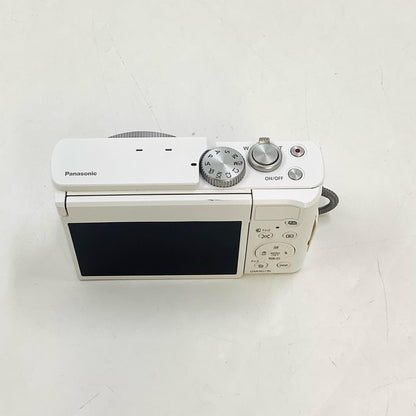 【全額返金保証】【最速発送】Panasonic コンパクトデジタルカメラ LUMIX DC-TZ99 ホワイト 美品 動作確認済
