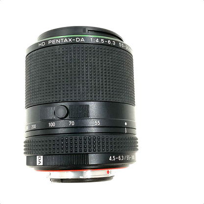 【全額返金保証】【最速発送】PENTAX HD PENTAX-DA 55-300mm F4.5-6.3 ED PLM WR RE 動作確認済