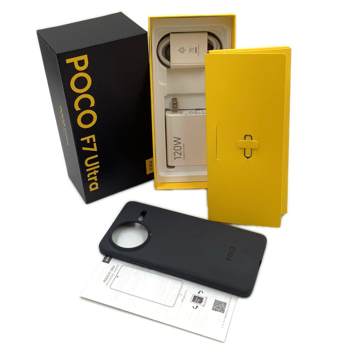 【全額返金保証】【最速発送】Xiaomi POCO F7 Ultra 512GB ブラック SIMフリー 24122RKC7G 白ロム 美品 動作確認済