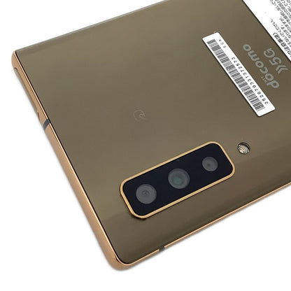 【全額返金保証】【最速発送】FNCT arrows NX9 128GB ゴールド docomo SIMフリー F-52A 白ロム 動作確認済