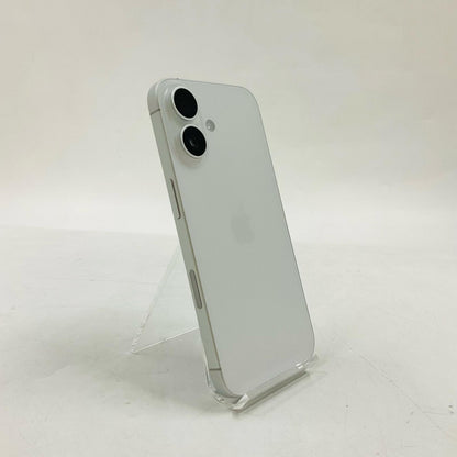 【全額返金保証】【最速発送】Apple iPhone iPhone 16 128GB ホワイト SIMフリー 白ロム 超美品 動作確認済 94%