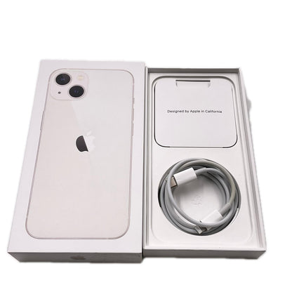 【全額返金保証】【最速発送】Apple iPhone iPhone 13 128GB スターライト docomo SIMフリー 白ロム 美品 動作確認済 87%
