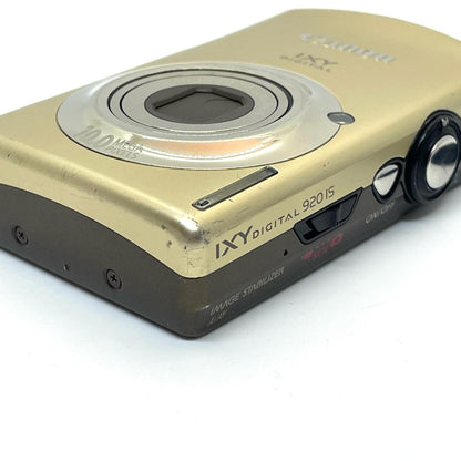 【最速発送】 コンパクトデジタルカメラ IXY DIGITAL 920 IS ゴールド【難有】