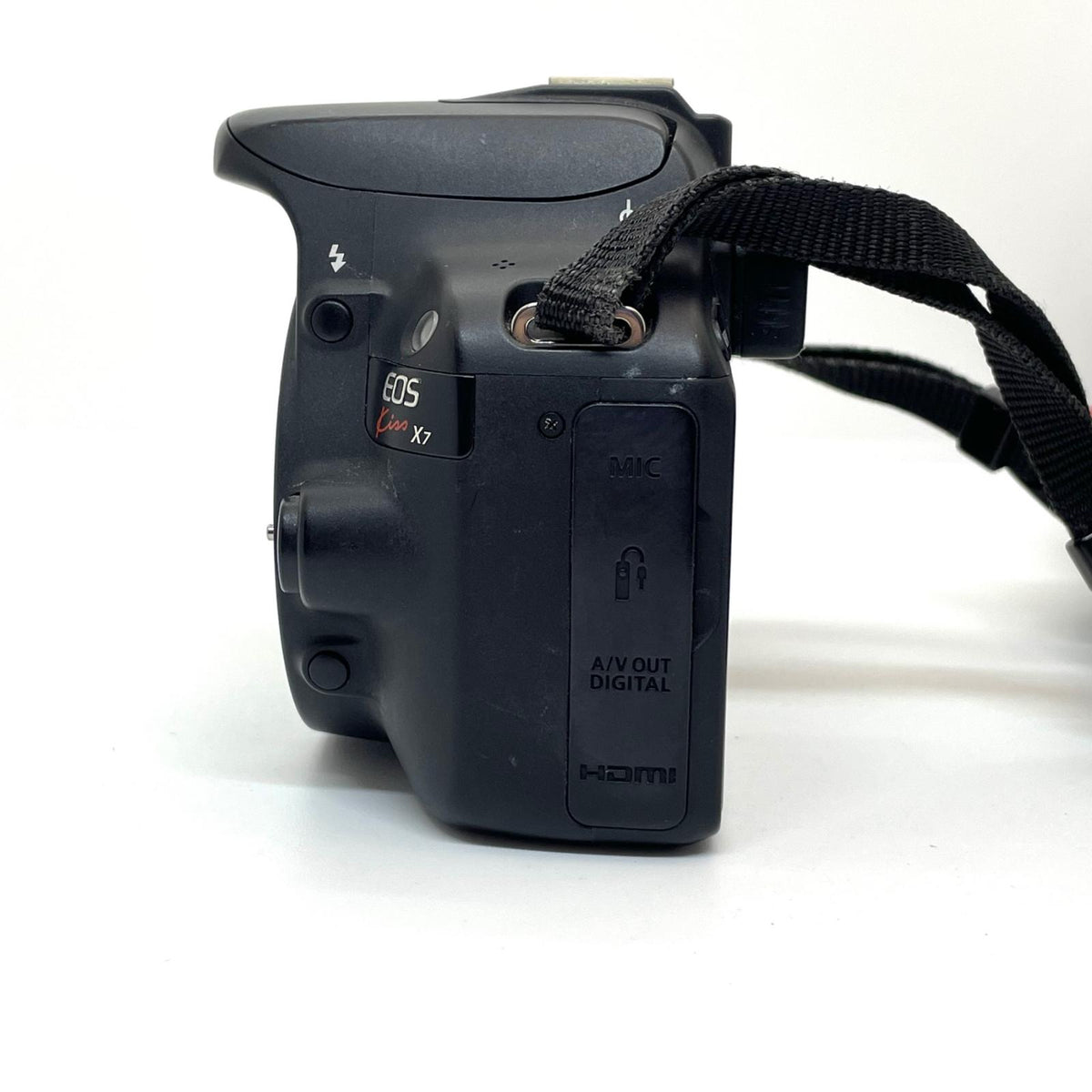 【全額返金保証】【最速発送】 デジタル一眼 EOS Kiss X7 EF-S18-55 IS STM レンズキット 動作確認済