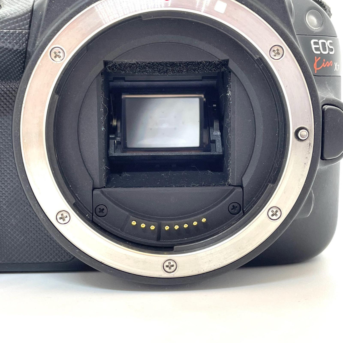 【全額返金保証】【最速発送】 デジタル一眼 EOS Kiss X7 EF-S18-55 IS STM レンズキット 動作確認済