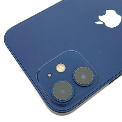 【最速発送】Apple iPhone iPhone 12 mini 128GB ブルー docomo SIMフリー 白ロム【難有】 83%