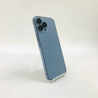 【全額返金保証】【最速発送】Apple iPhone iPhone 13 Pro Max 256GB シエラブルー au SIMフリー 白ロム 動作確認済 76%