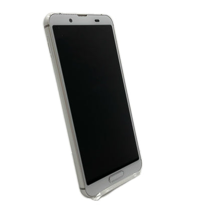 【全額返金保証】【最速発送】SHARP AQUOS sense3 シルバーホワイト docomo SH-02M 白ロム 美品 動作確認済