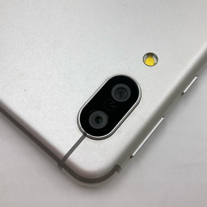 【全額返金保証】【最速発送】SHARP AQUOS sense3 シルバーホワイト docomo SH-02M 白ロム 美品 動作確認済