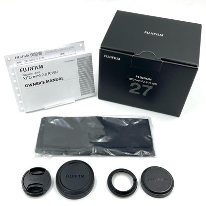 【最速発送】FUJIFILM フジノンレンズ XF27mmF2.8 R WR【難有】