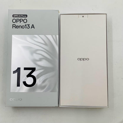 【全額返金保証】【最速発送】OPPO Reno 13A 128GB アイスブルー SIMフリー CPH2699 白ロム 美品 動作確認済