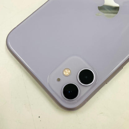 【全額返金保証】【最速発送】Apple iPhone iPhone 11 128GB パープル Softbank 白ロム 動作確認済 77%