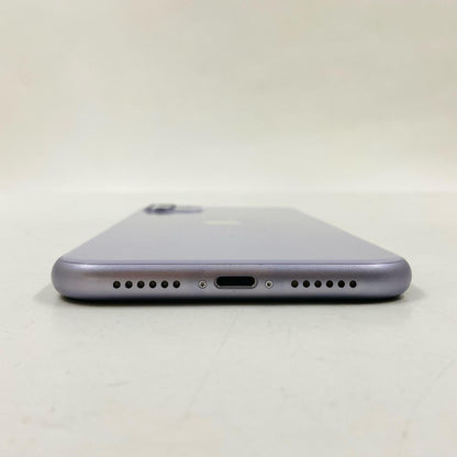 【全額返金保証】【最速発送】Apple iPhone iPhone 11 128GB パープル Softbank 白ロム 動作確認済 77%