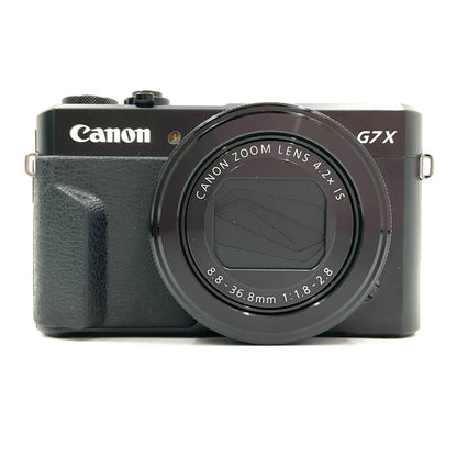 【全額返金保証】【最速発送】Canon コンパクトデジタルカメラ PowerShot G7 X Mark II 美品 動作確認済