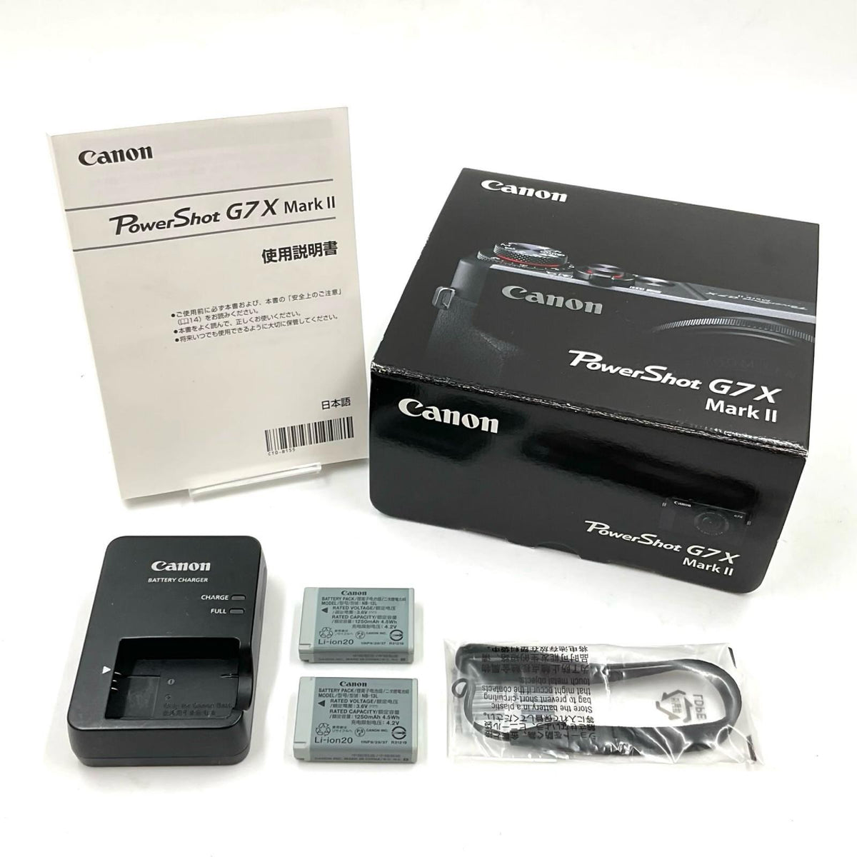 【全額返金保証】【最速発送】Canon コンパクトデジタルカメラ PowerShot G7 X Mark II 美品 動作確認済