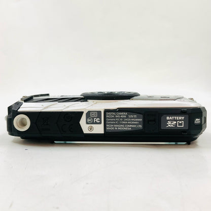 【全額返金保証】【最速発送】RICOH コンパクトデジタルカメラ WG-40W [ホワイト] 動作確認済