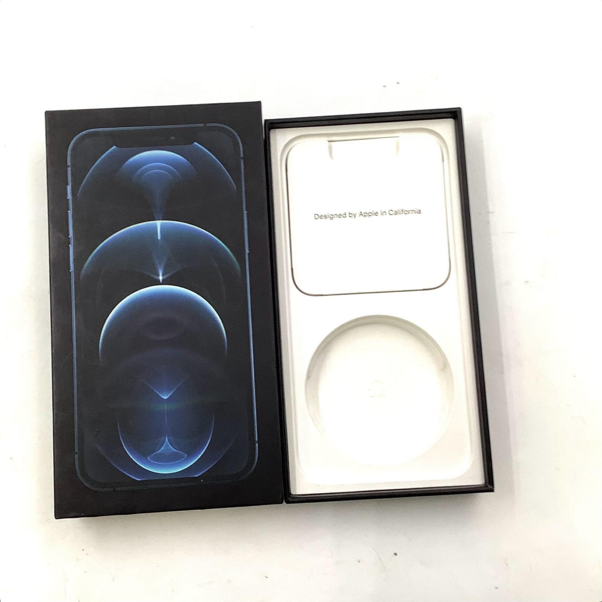 【全額返金保証】【最速発送】Apple iPhone iPhone 12 Pro 256GB パシフィックブルー Softbank SIMフリー 白ロム 動作確認済 76%
