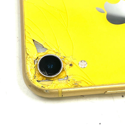 【最速発送】Apple iPhone iPhone XR 128GB イエロー docomo SIMフリー 白ロム【難有】 81%