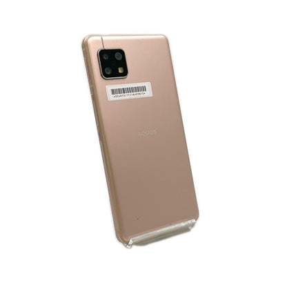 【全額返金保証】【最速発送】SHARP AQUOS sense5G ライラック Softbank A004SH 白ロム 動作確認済