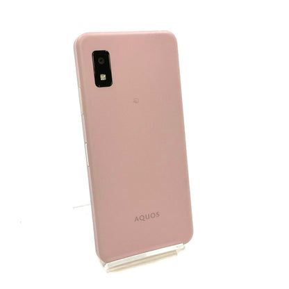 【全額返金保証】【最速発送】SHARP AQUOS wish3 64GB ピンク Softbank A302SH 白ロム 美品 動作確認済