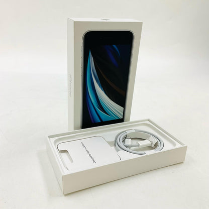 【全額返金保証】【最速発送】Apple iPhone iPhone SE（第2世代） 64GB ホワイト 白ロム 動作確認済 73%
