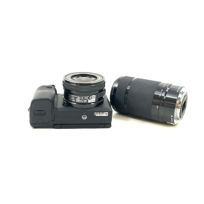 【全額返金保証】【最速発送】Sony デジタル一眼 α6400 ILCE-6400X ダブルズームレンズキット [ブラック] 超美品 動作確認済