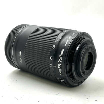 【全額返金保証】【最速発送】Canon EF-S55-250mm F4-5.6 IS STM 美品 動作確認済