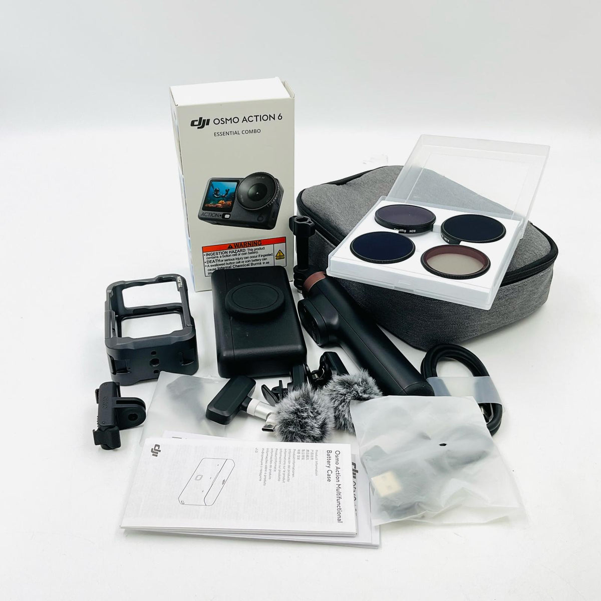 【全額返金保証】【最速発送】DJI OSMO ACTION 6 エッセンシャルコンボ 美品 動作確認済