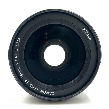【全額返金保証】【最速発送】Canon EF35mm F1.4L II USM 美品 動作確認済