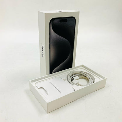 【全額返金保証】【最速発送】Apple iPhone iPhone Pro 15 128GB ブラックチタニウム docomo SIMフリー 白ロム 美品 動作確認済 87%