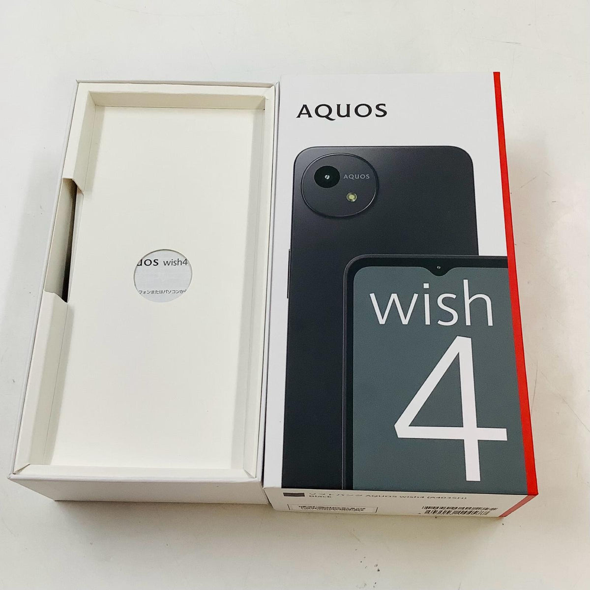 【全額返金保証】【最速発送】SHARP AQUOS Wish4 64GB ブラック Softbank SIMフリー A403SH 白ロム 超美品 動作確認済