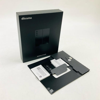 【全額返金保証】【最速発送】SAMSUNG Galaxy Z Fold5 512GB ファントムブラック docomo SIMフリー SC-55D 白ロム 動作確認済
