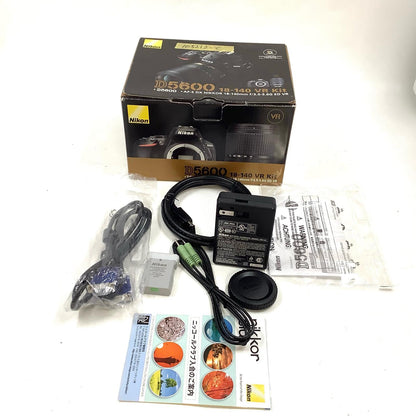 【全額返金保証】【最速発送】Nikon デジタル一眼 D5600 ボディ ブラック 美品 動作確認済