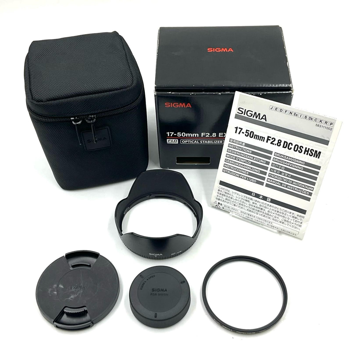 【全額返金保証】【最速発送】SIGMA 17-50mm F2.8 EX DC OS HSM [ニコン用] 美品 動作確認済