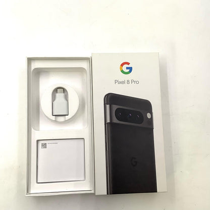 【全額返金保証】【最速発送】Google Pixel 8pro 512GB オブシディアン SIMフリー 白ロム 美品 動作確認済