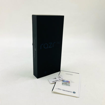 【全額返金保証】【最速発送】Motorola razr 50 512GB クアラグレイ SIMフリー XT2453-9 白ロム 美品 動作確認済