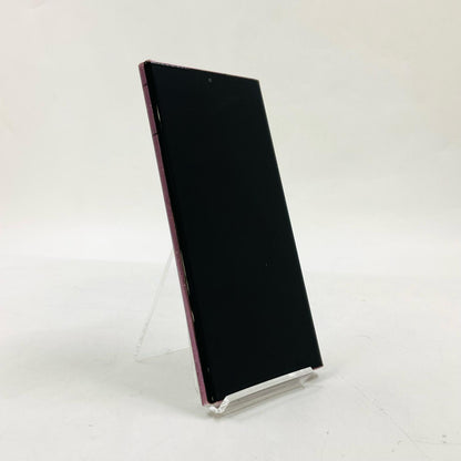 【最速発送】SAMSUNG Galaxy S22 Ultra 256GB バーガンディ SIMフリー SCG14 白ロム【難有】