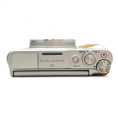 【全額返金保証】【最速発送】Canon コンパクトデジタルカメラ PowerShot SX740 HS [シルバー] 超美品 動作確認済