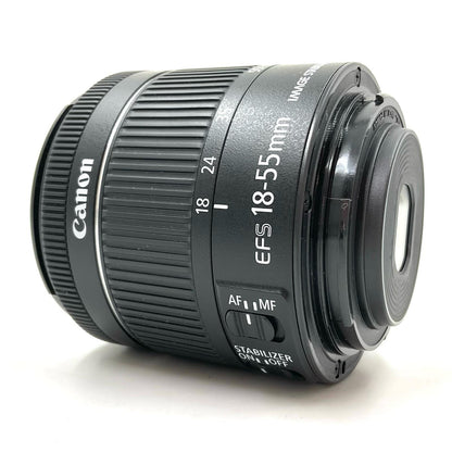 【全額返金保証】【最速発送】Canon EF-S18-55mm F4-5.6 IS STM 美品 動作確認済